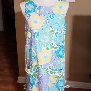 NWOT Lilly Pulitzer Beautiful Floral Dress, Size 8